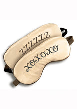 Load image into Gallery viewer, The 9&#39;s: XOXO/ZZZ - Reversible Sleep Mask
