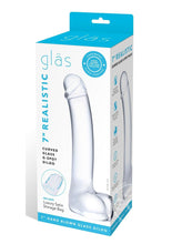 Load image into Gallery viewer, Glas: 7&quot; REALISTIC CURVED G-SPOT GLASS DILDO
