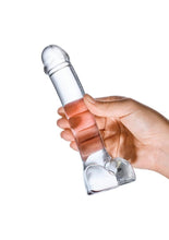 Load image into Gallery viewer, Glas: 7&quot; REALISTIC CURVED G-SPOT GLASS DILDO
