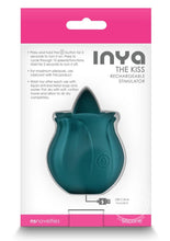 Load image into Gallery viewer, INYA The Kiss Rechargeable Silicone Clitoral Stimulator - Teal
