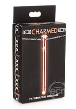 Load image into Gallery viewer, Charmed Rechargeable Stainless Steel 7X Vibrating Necklace

