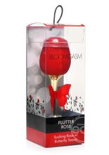 Load image into Gallery viewer, Inmi Bloomgasm Flutter Rose Rechargeable Silicone Sucking Rose with Butterfly Teaser

