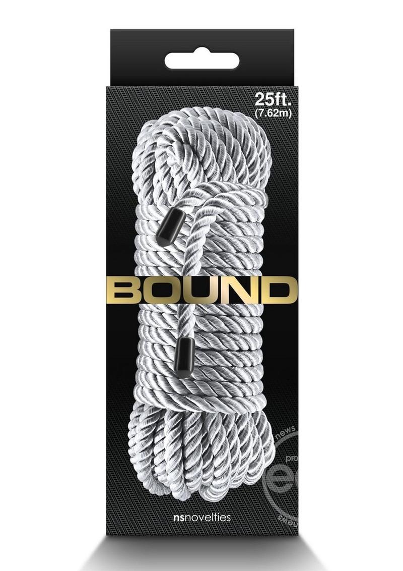 NS NOVELTIES: BOUND ROPE 25FT [various colours]