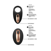 Load image into Gallery viewer, Elegance: POISE Dual Vibrating Cock Ring
