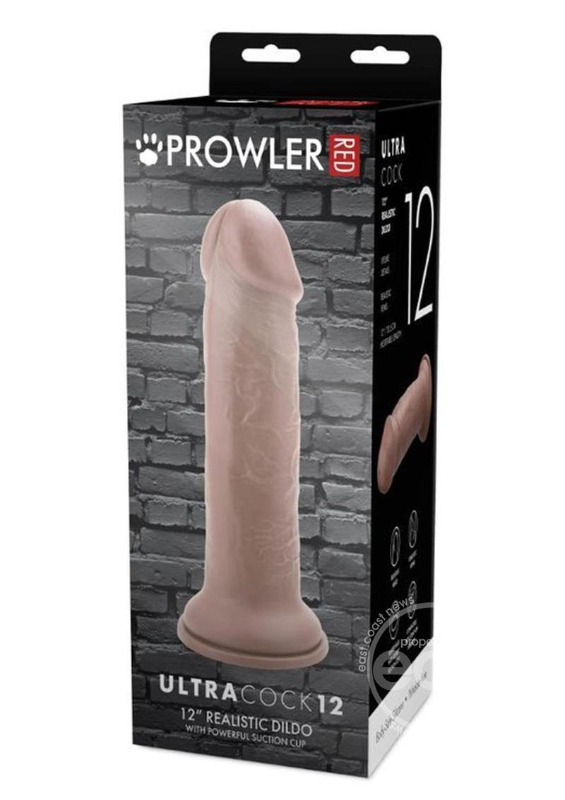 Prowler Red Ultra Cock Realistic Dildo 12in