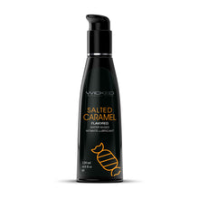 Load image into Gallery viewer, WICKED -  SALTED CARAMEL - Flavored Water Based Intimate Lubricant
