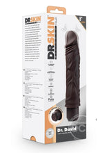 Load image into Gallery viewer, Blush Dr Skin Silicone Dr. David Vibrating Dildo 8&quot;
