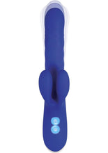 Load image into Gallery viewer, Evolved Grand Slam Thrusting and Twirling Rechargeable Silicone Vibrator with Clitoral Stimulator
