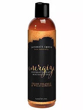 Load image into Gallery viewer, INTIMATE EARTH - ENERGIZE Aromatherapy Massage Oils

