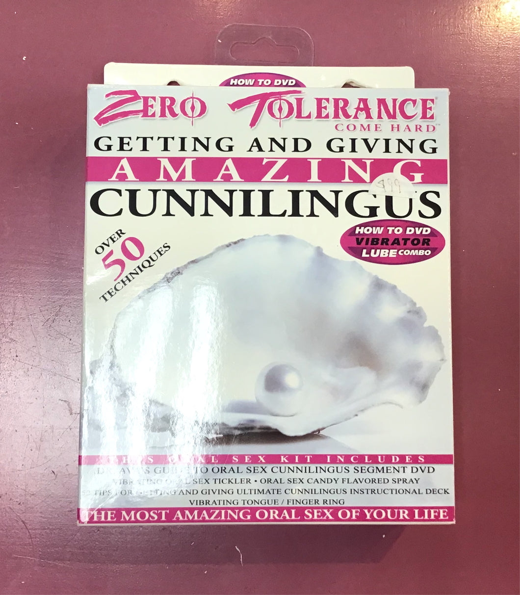 Zero Tolerance Toys Come Hard Getting and Giving Amazing Cunnilingus Kit * SALE ITEM *