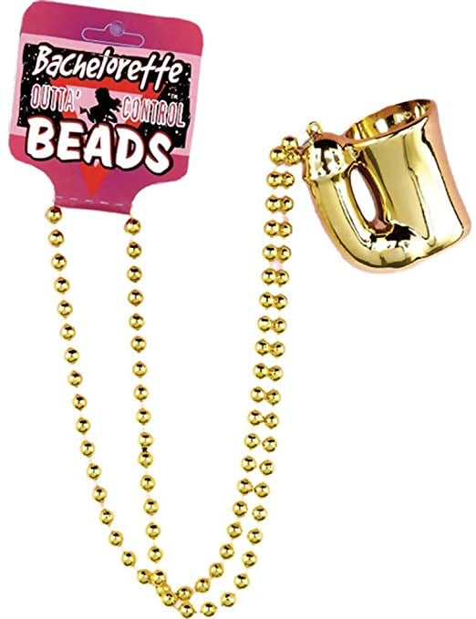 Bachelorette beads with penis shot cup