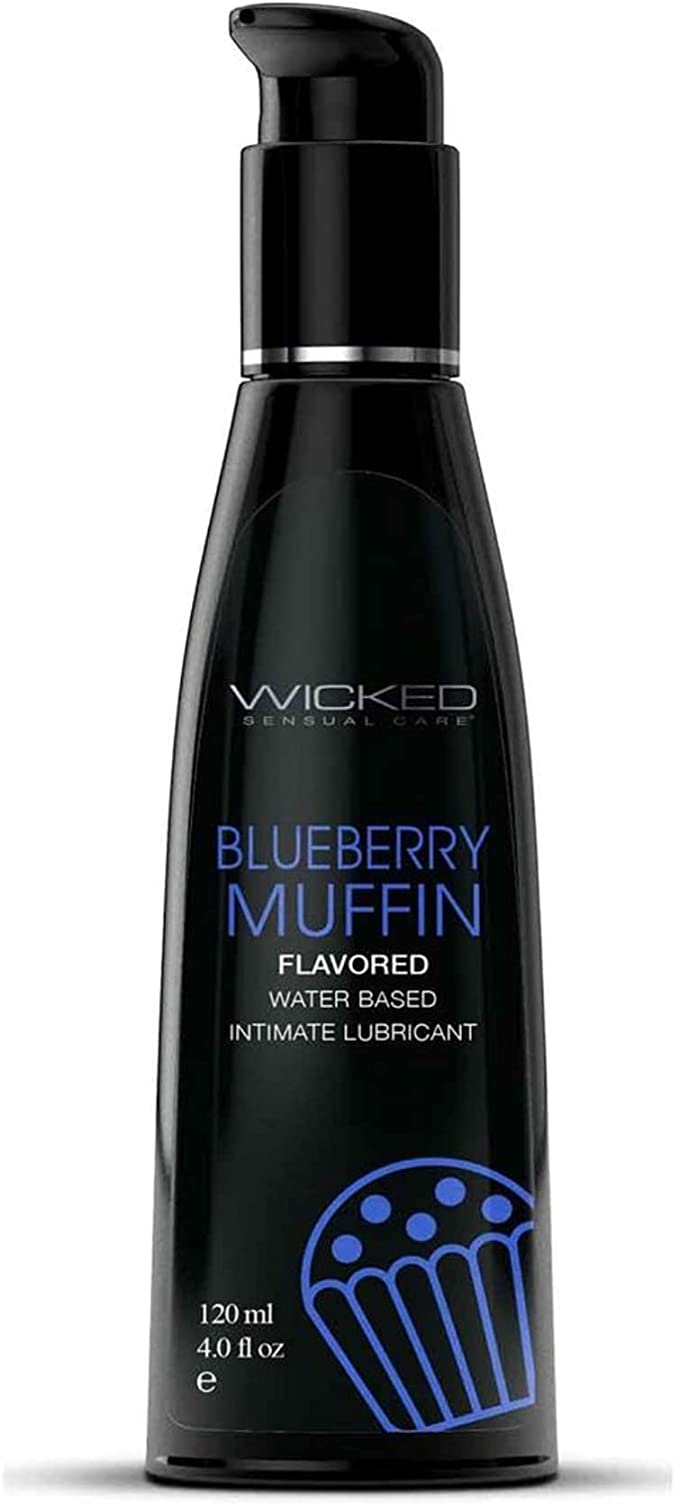 WICKED - BLUEBERRY Flavored Water Based Intimate Lubricant