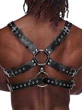 Load image into Gallery viewer, Male Power: GEMINI Faux-Leather Harness [O/S]
