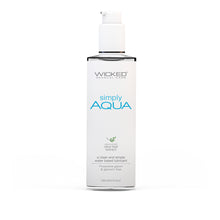 Load image into Gallery viewer, WICKED - SIMPLY AQUA:  Water Based Lubricant with Olive Leaf Extract
